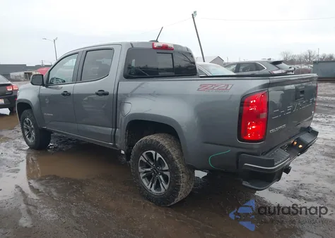 2022 Chevrolet Colorado 4Wd Short Box Z71 from USA, damaged, VIN 1GCGTDEN7N1318751